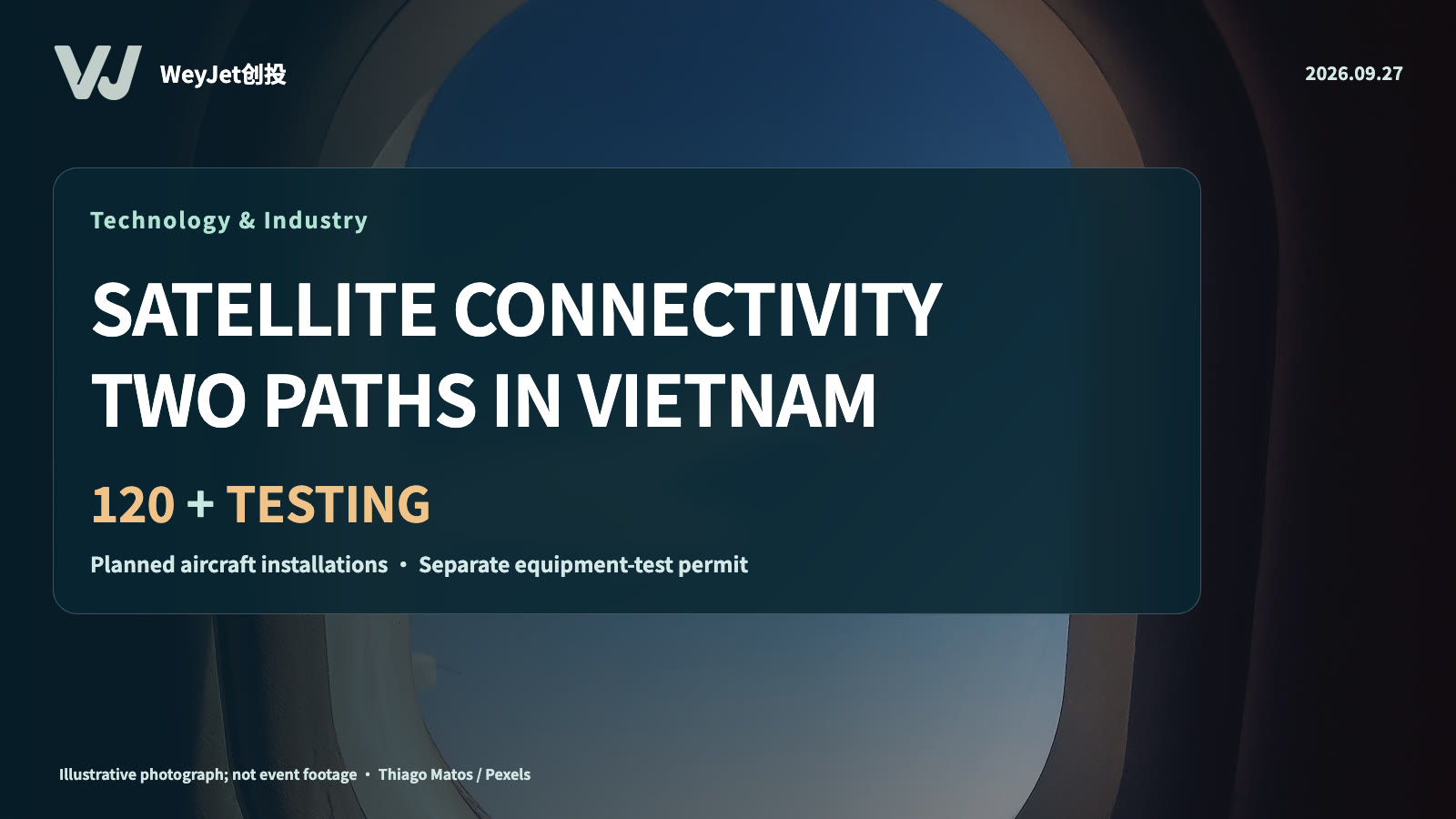 Free Inflight Wi-Fi and Vietnam-Made Terminals: Two Satellite Businesses — illustrative image and editorial title